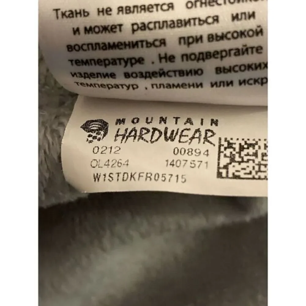 Mountain Hardwear Women's Sz M‎ Fleece Vest Full Zip Soft Pile Gray - Picture 11 of 11